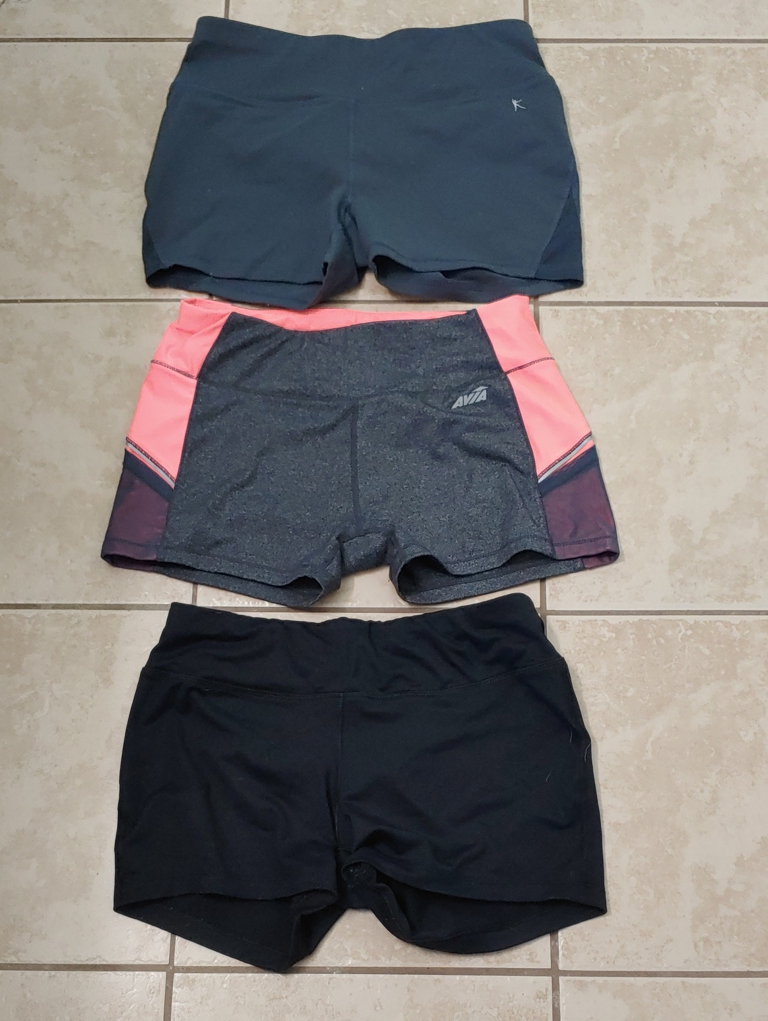 Women's Running Shorts Set Of 3 Size S